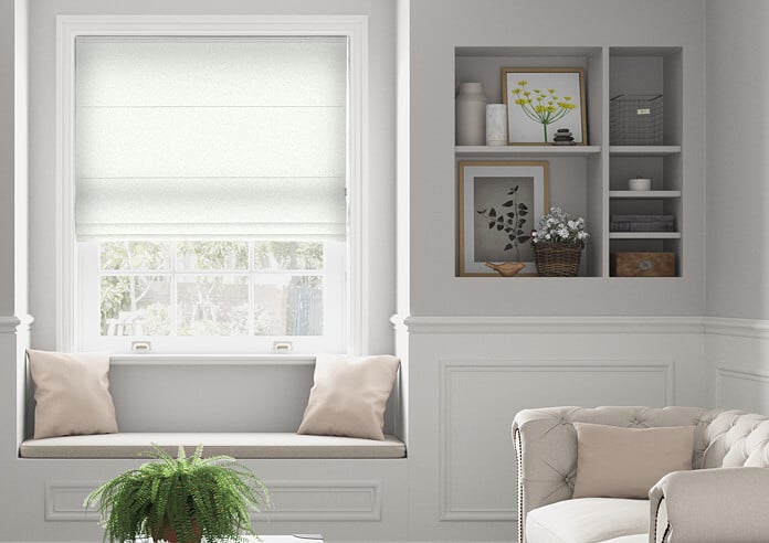 Bravo, Limestone - Twist&Fit Roman Blind - Image 3